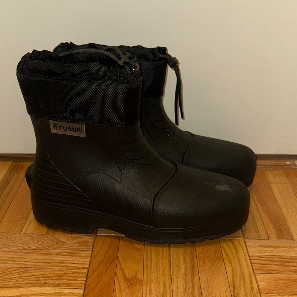 FUBU Men's Black Insulated Winter Boots